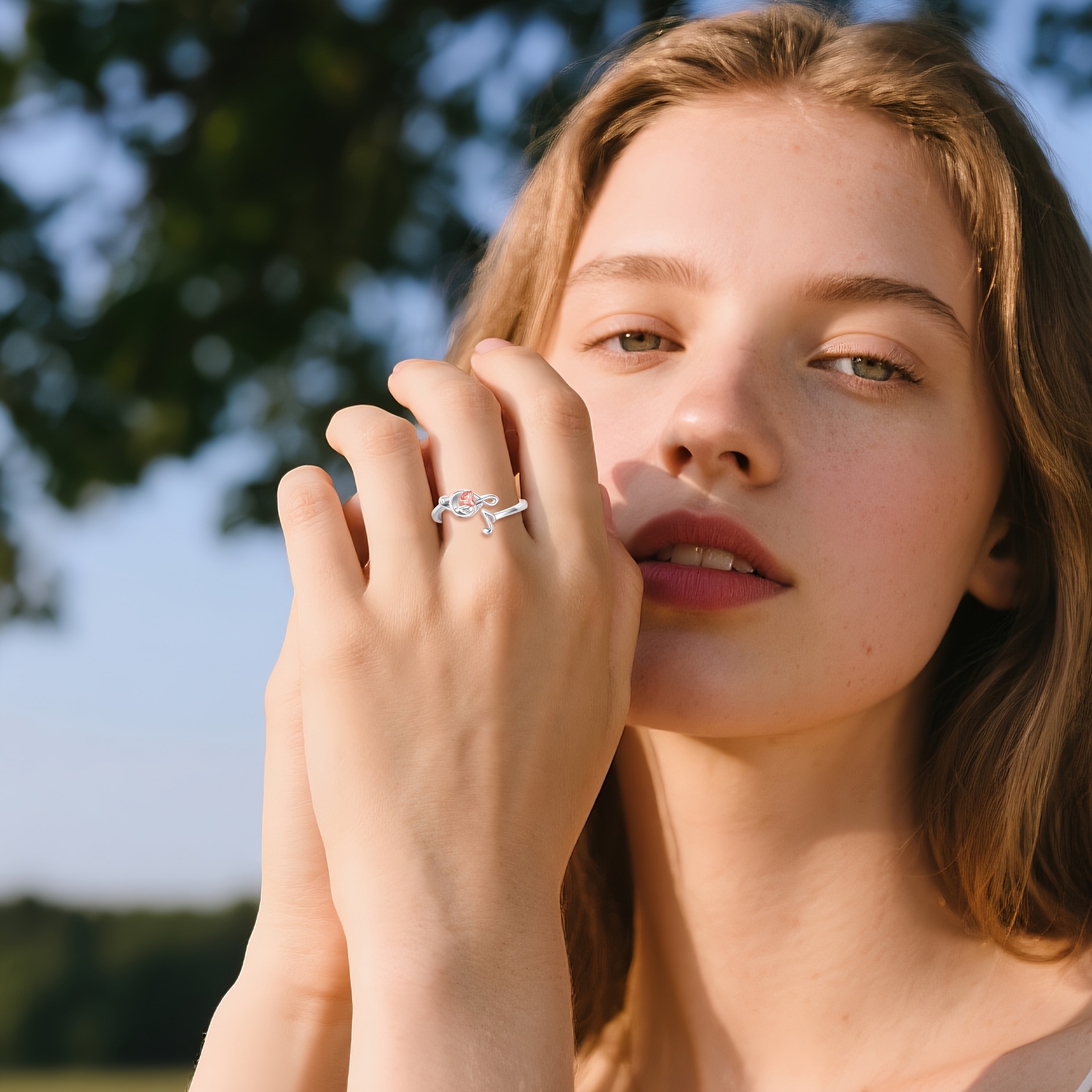 Women's Adjustable Music Note Ring in 925 Sterling Silver — Gift for Music Lovers