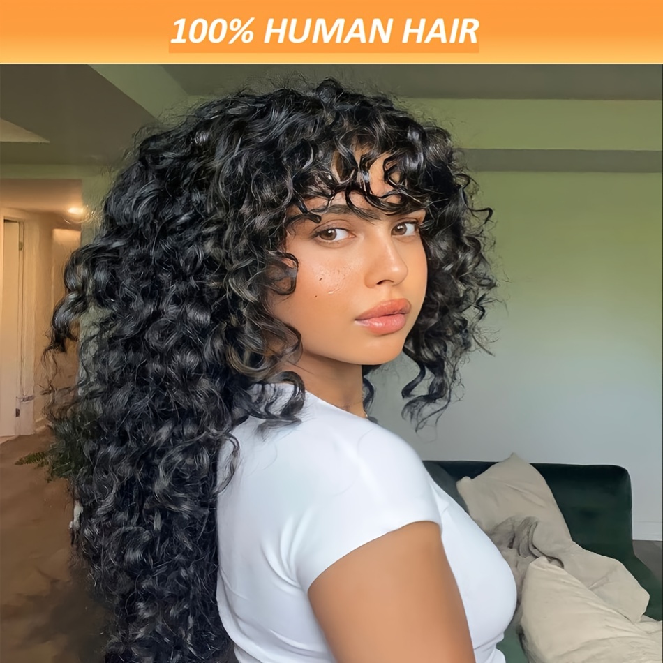 

Wig For Women 16 Inch - 200% Density Full Machine Made Wig With Cap, Brazilian Human Hair, Comfortable & , For & , For African Hair