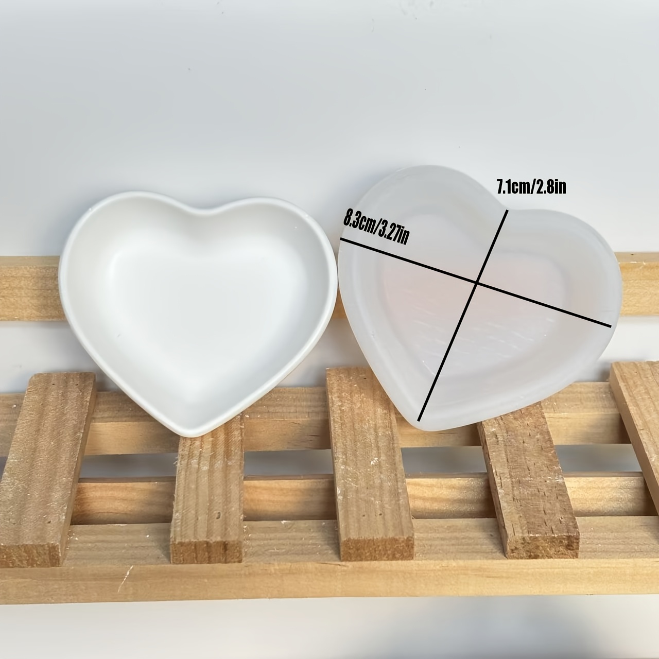E-shop Harz-Silikonformen, herzförmige Silikonformen, Gießformen für DIY-Geschenke Bastelprojekte, Silikonformen für Zement, Epoxidharz, Gips