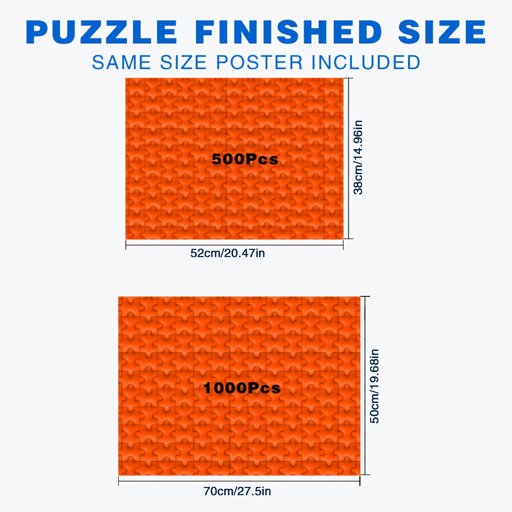 Natural Scenery 500/1000pcs Puzzle Featuring Animal Farms
