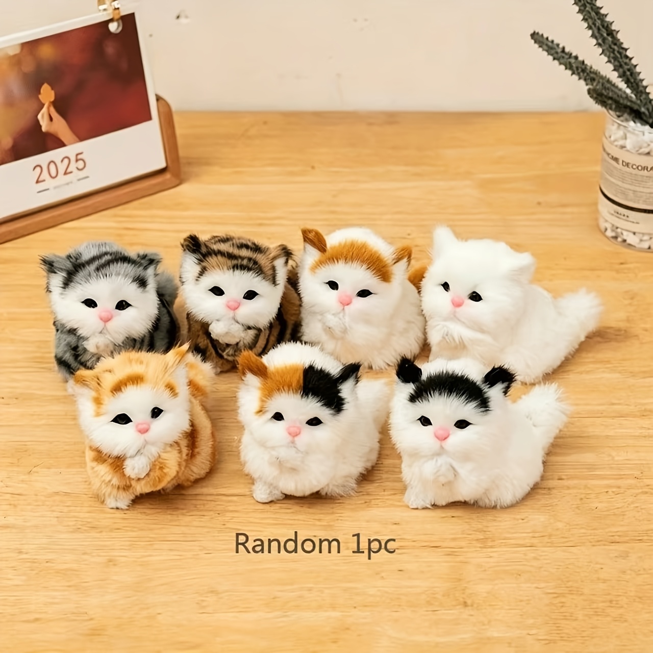 Image of 1 Random Style, Mini Cute Kitten Decoration - Legs, For Power - Indoor And Outdoor Decoration, Perfect Gift For Cat Lovers (orange, Stripes, White/fluffy) - Birthdays, Christmas, Family Baptism