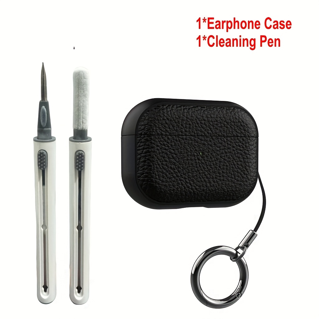 E-shop für for Pro 3rd 2025//4/3/Pro PU-Kopfhörer-Etui mit Reinigungsstift