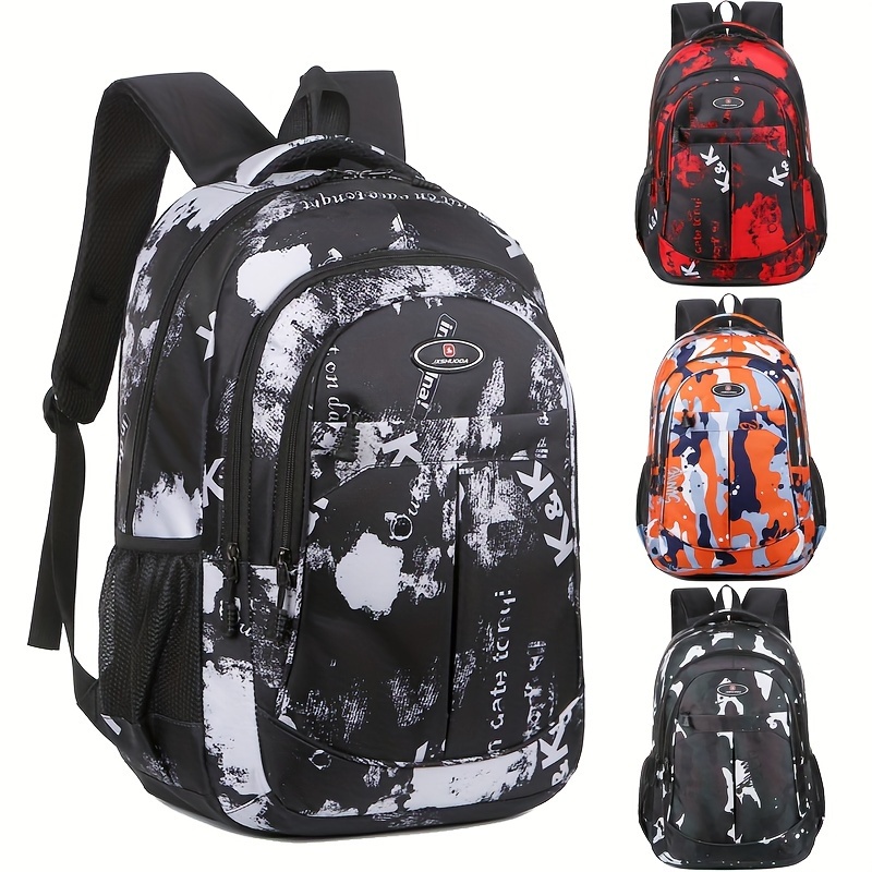 Sac A Dos Enfant Blue Backpack For School Camo Bookbag Sports