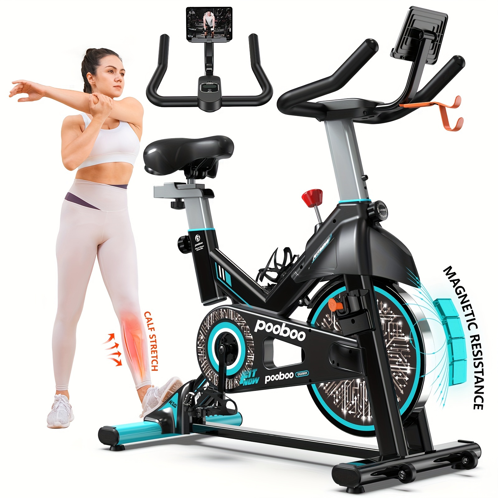 

Pooboo 1pc , Cycling , Resistance, Lcd , For Gym ,