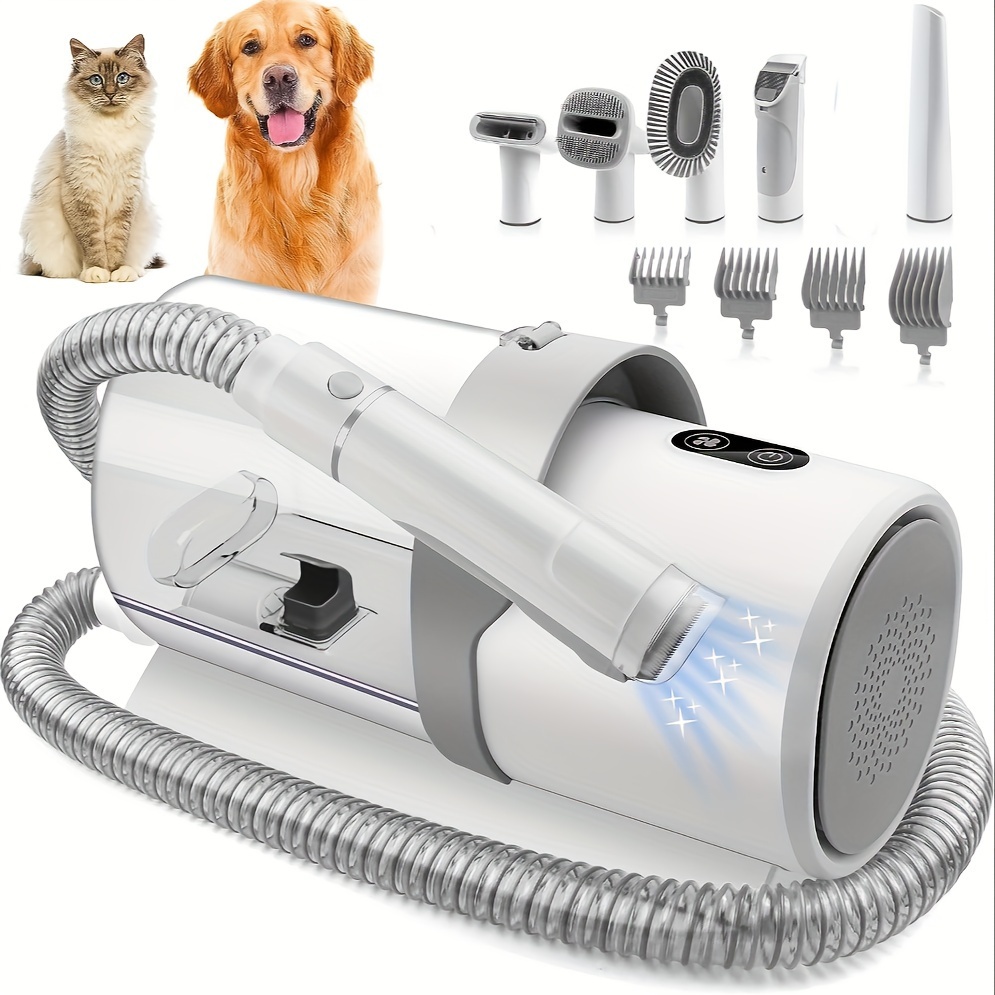 pet grooming vacuum kit 5 in 1 strong vacuum suction 99 pet Temu