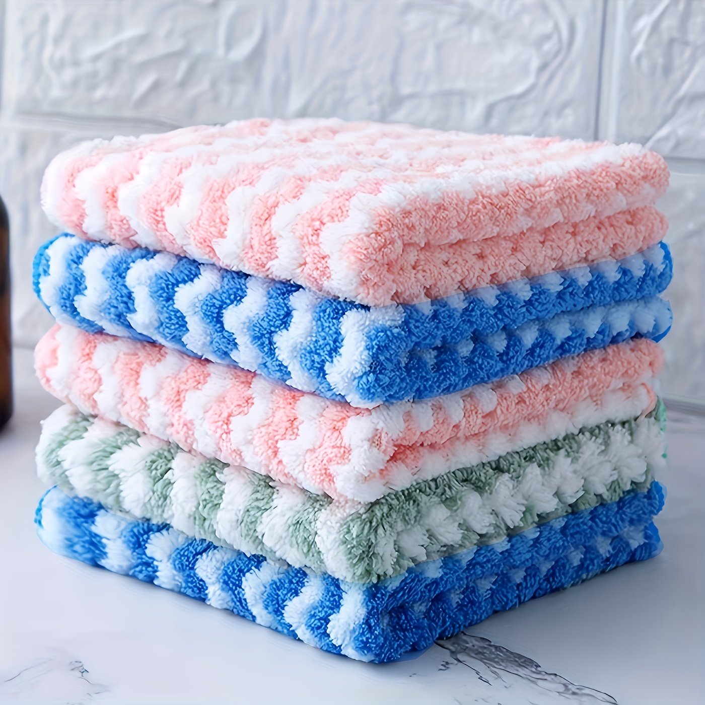 

Ultra-soft Microfiber Dish Cloths - Super Absorbent And Machine Washable Towels - Multipurpose For Kitchen, Bathroom, Car, And Window Cleaning Supplies