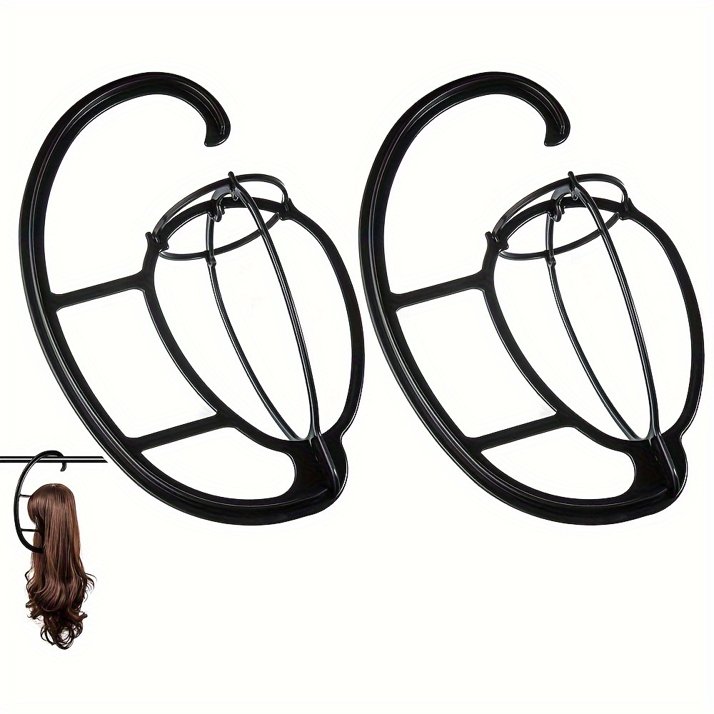 

2pcs Reinforced Wig Hanging - Drying Stand For , & Accessories