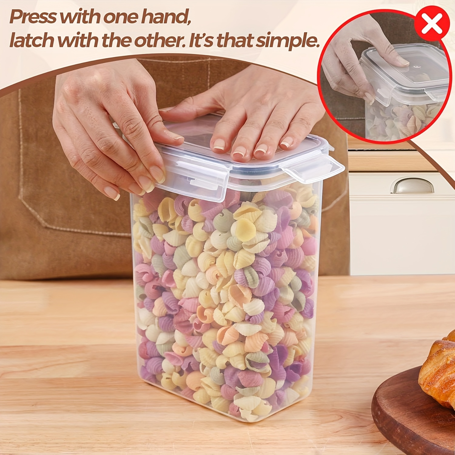 40/20個】密閉食品保存容器セット（蓋付き） (20個の瓶と20個の蓋) bpa