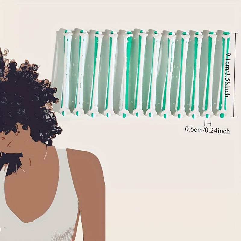 TEMU 12pcs Fer à boucler manuel pour des et des boucles, avec un design creux adapté à tous les types de cheveux, parfait pour des coiffures de salon