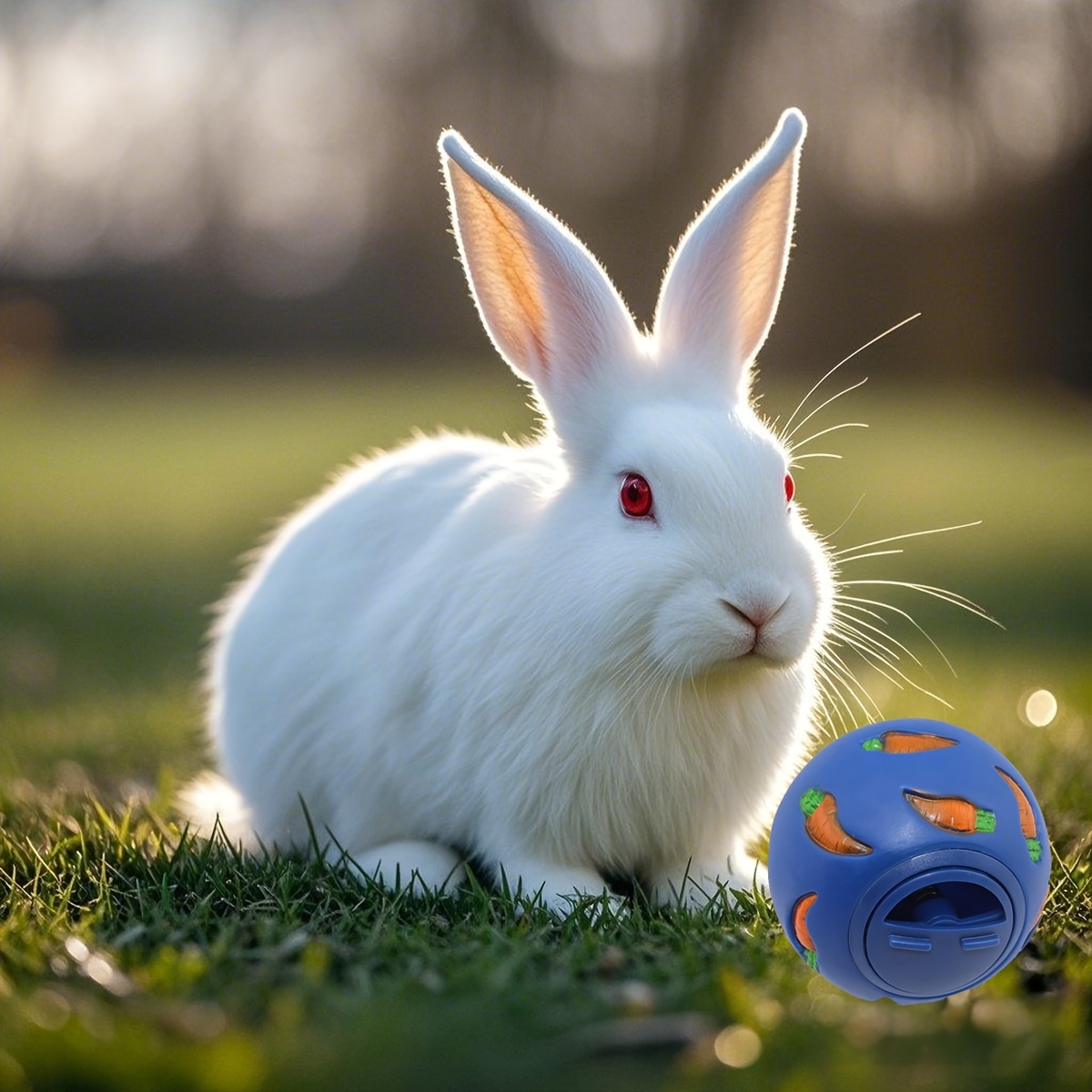 1pc/2pcs • Rabbit Carrot Treat Dispenser Ball • Random Color