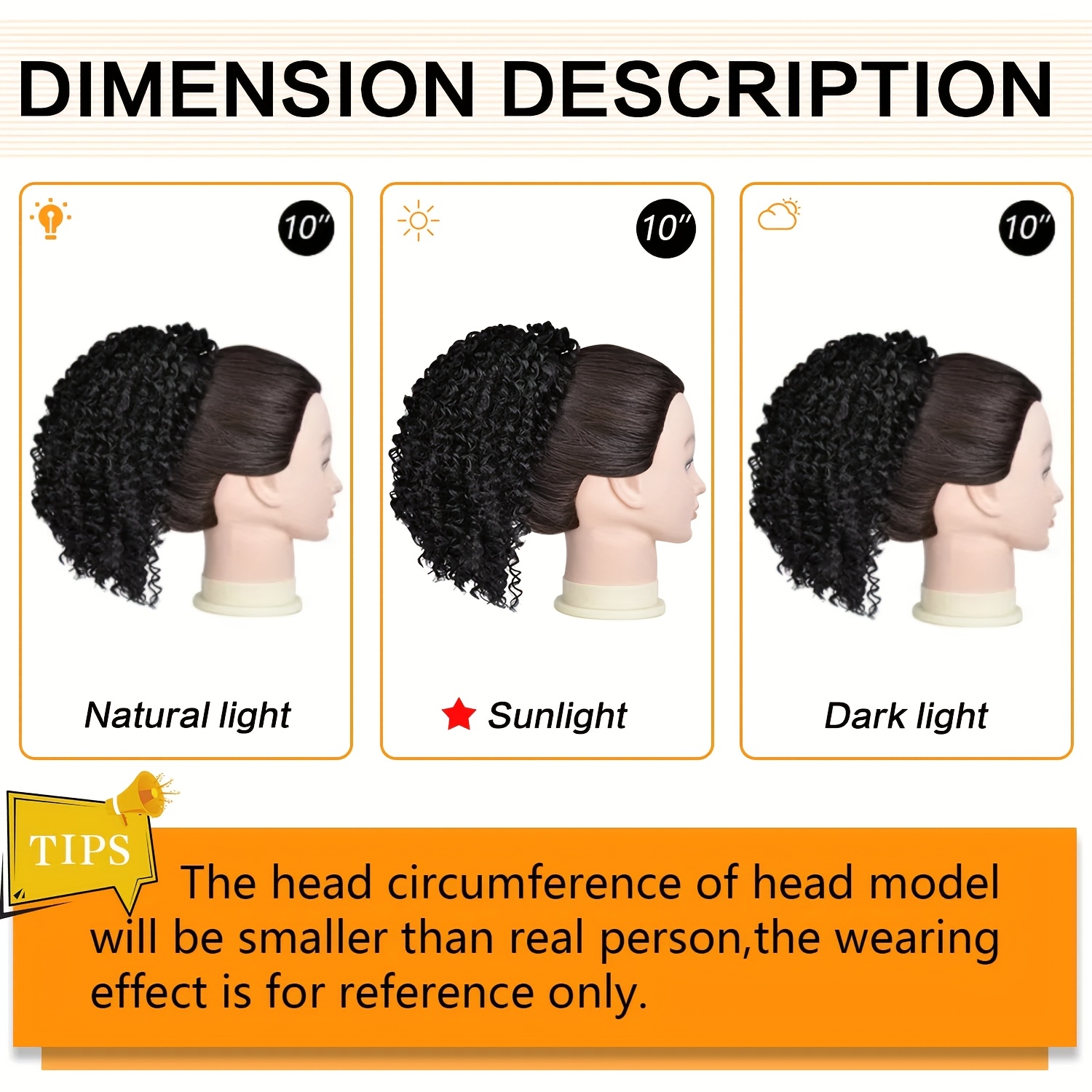 afro   ponytail 10inch short ponytail extension 1b tgrey 2pcs drawstring ponytail for women synthetic hairpieces   curls afro puff ponytail extensions details 4