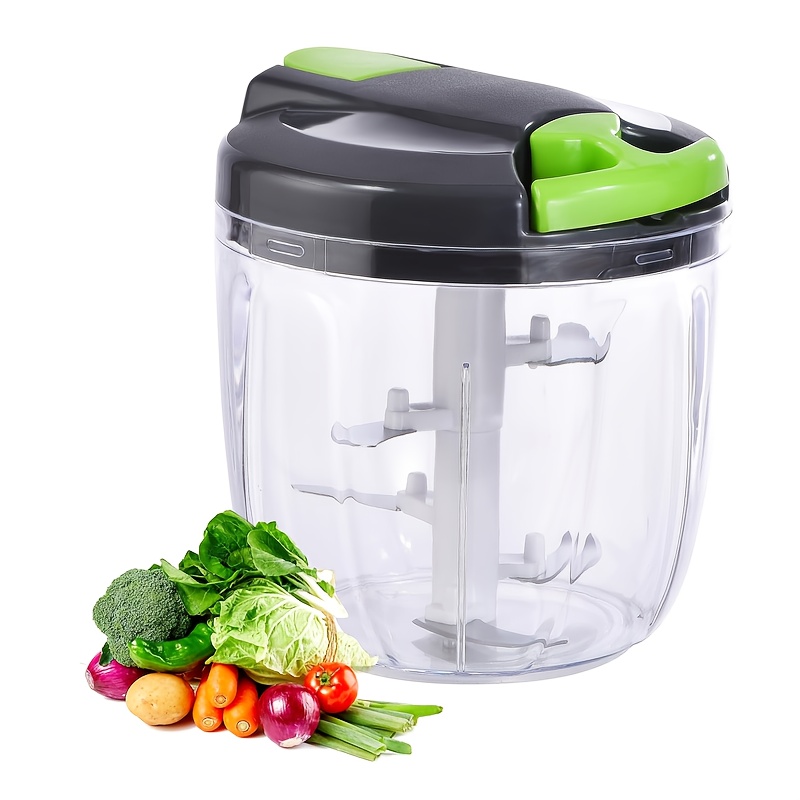 TEMU Dotocook Manual Vegetable Chopper, Food Processor, Kitchen Garlic Press, Garlic Crusher, Multi-functional Household Manual Garlic Chopper And