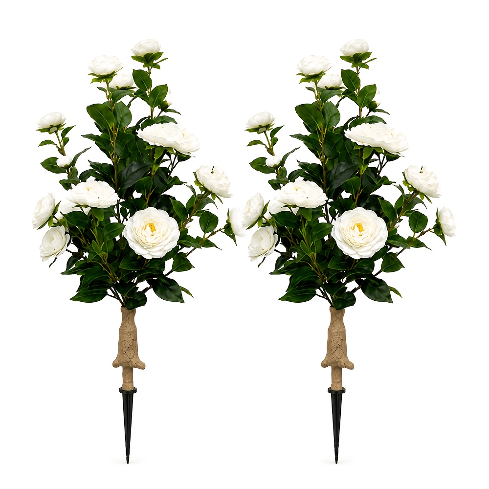 faux flowers realistic sold on Temu United States