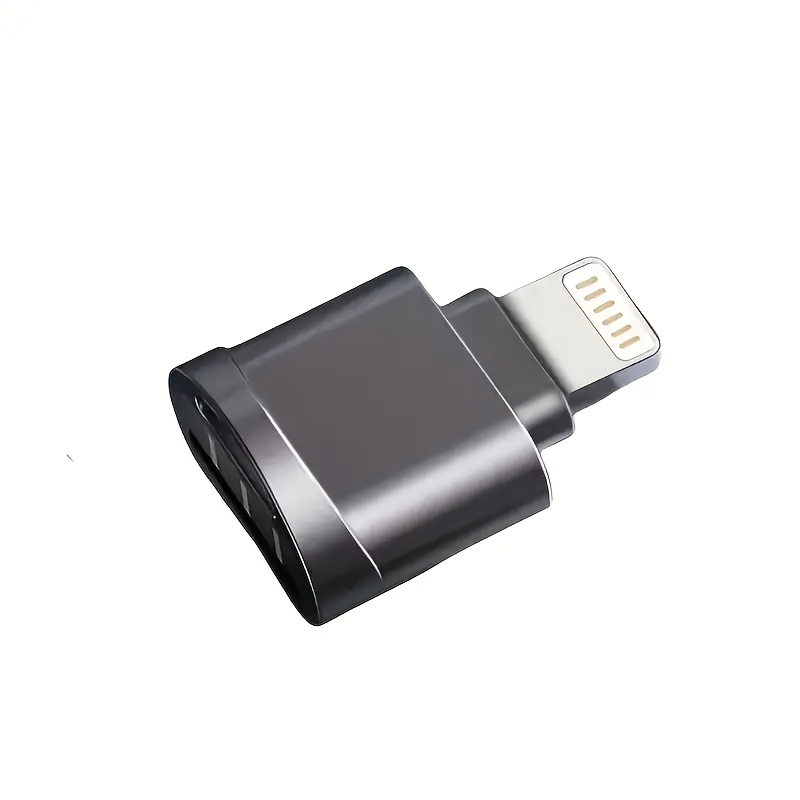 TEMU Mini Portable Alloy Card Reader - Tf Card Reader With Sd/tf Storage Expansion, Plug-and-play Otg Memory Card Reader For Phones And Laptops, For