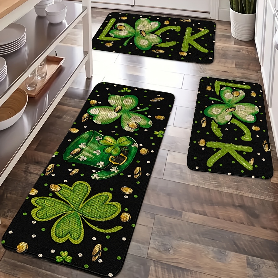 

2/3pcs Flannel 's Kitchen Mat Decoration (40cm*60cm/50*80cm/45cm*120cm)﻿