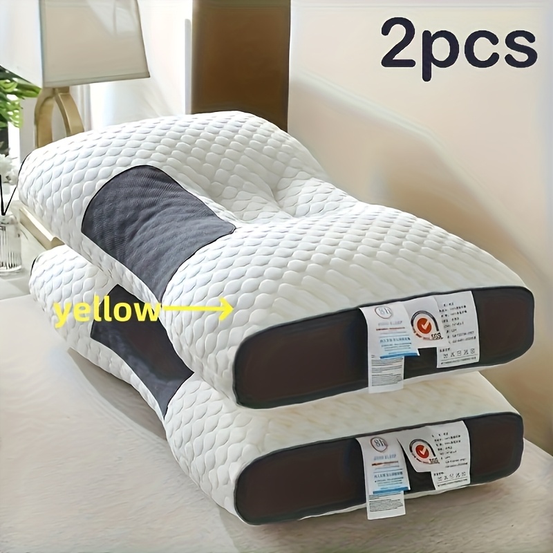 1/2pcs of Luxury Hotel Pillows, Fiber Pillows/Bed Pillows/Pillow Cores - in Line with for Home Design, High-Quality Pillow Cores, High Rebound Three-Dimensional Fluffy Pillows/Pillow Cores - Hotel Pillow Cores, Pillow Cores, Pillowcase Cores