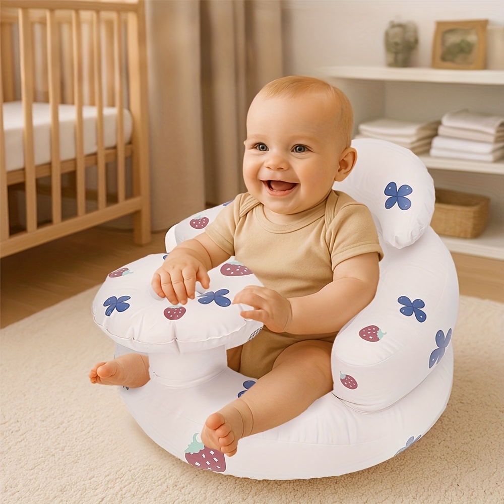 Child Learning Sitting Chair, Inflatable Seat Inflatable Sofa, Baby Learning Sitting and Standing Practice Training Seat, Child Learning Sitting Cushion, Christmas Halloween Gift