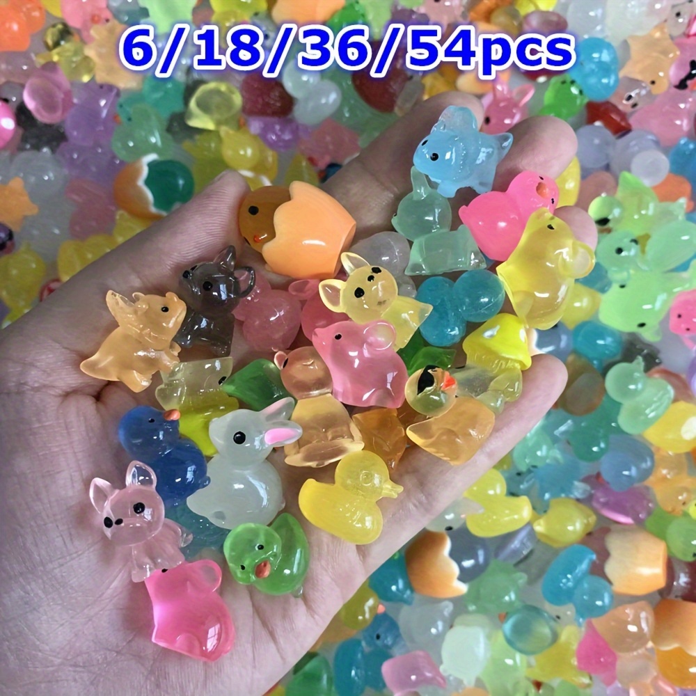 Mini Animali In Resina - 20 Pezzi Di Statuette Selvagge, Giocattoli O Decorazioni Fai Da Te