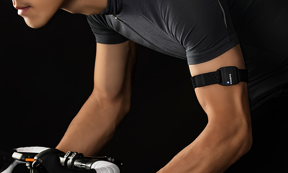 hw706 wireless heart rate monitor armband black rechargeable lithium battery ant compatible ideal for running cycling fitness tracking accessory   durable strap heart rate monitor details 4