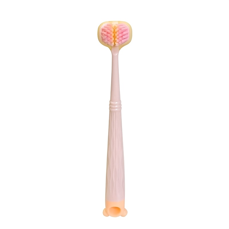 Three-Sided Toothbrush for Comprehensive Cleaning