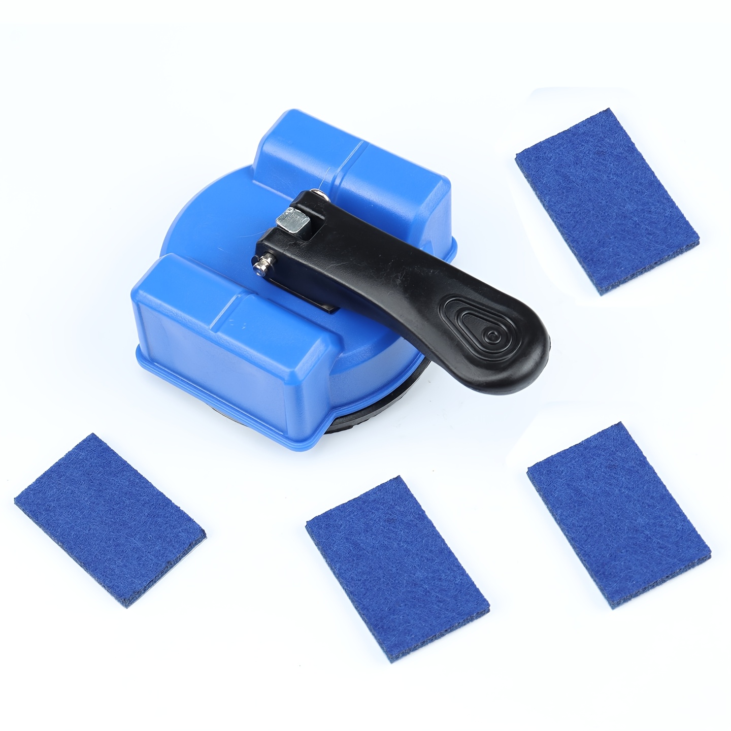 TEMU Outil de réparation de joints de sol, outil de réparation de jjoints de sol à ventouse bleue avec 4 tampons éponge pour , installation et