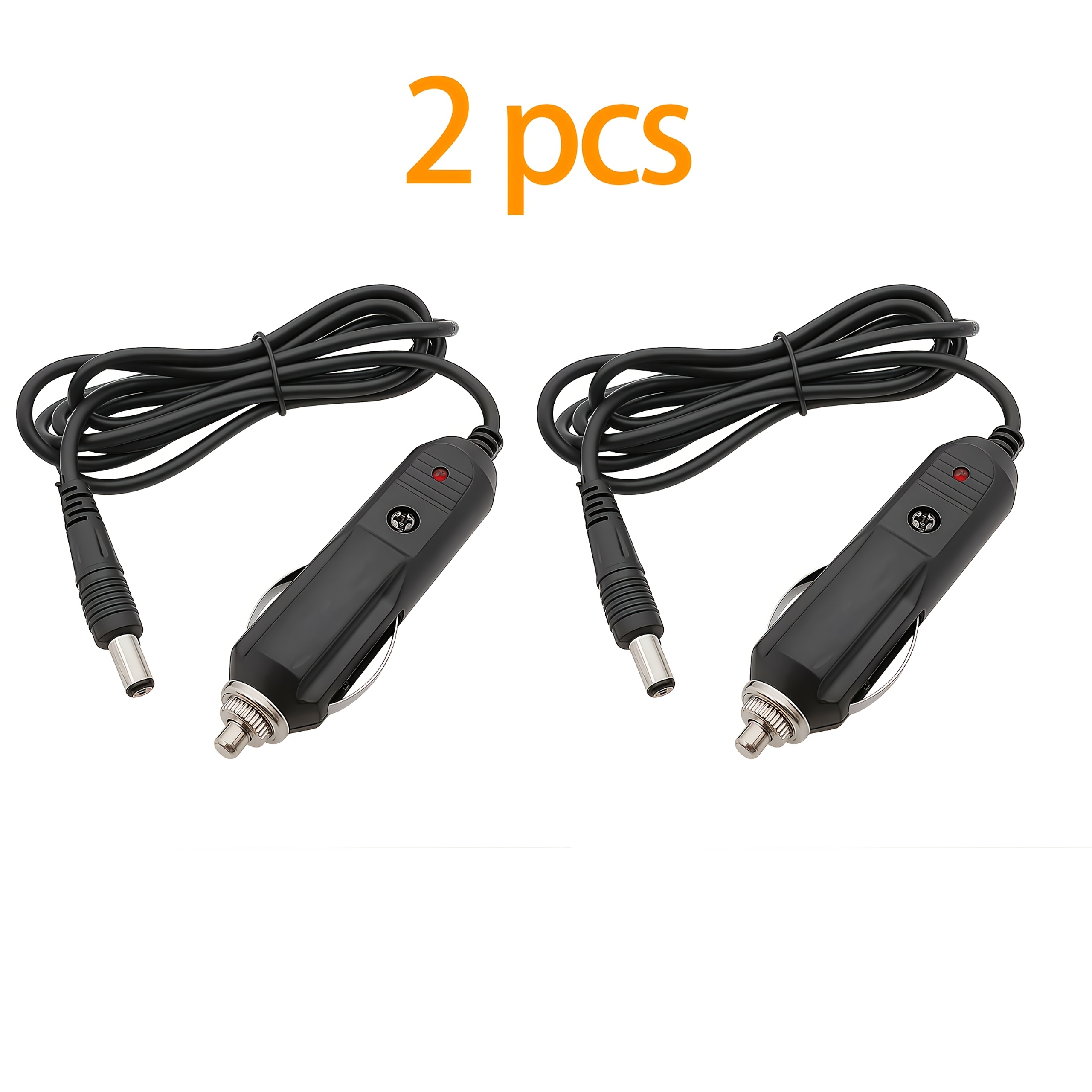 1/2 pièces Câble Allume-Cigare Voiture Cordon d'Alimentation pour Lavage de Voiture Interrupteur Allume-Cigare DC Extension Câble – Image 5