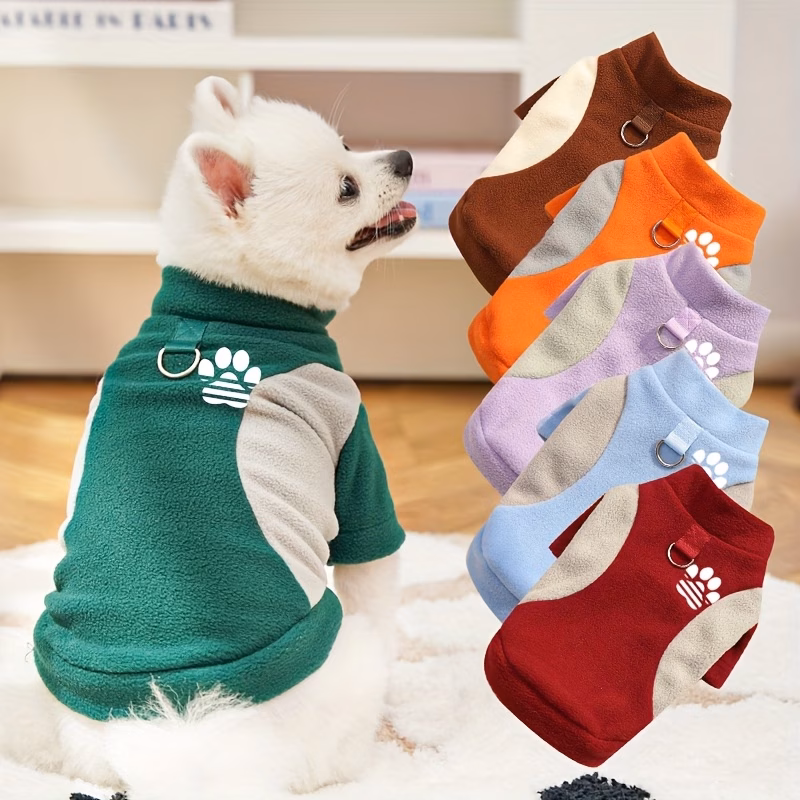 warm fleece sweaters and jackets for small dogs like chihuahuas and pugs autumn and winter Product details 0
