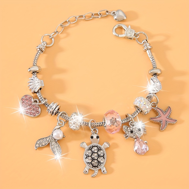 TEMU ' Steel Bracelet - Adjustable Chain Link Jewelry With Toggle Clasp Closure, Birthday Gift For, Anniversary, Wedding, Birthday Party - Affordable