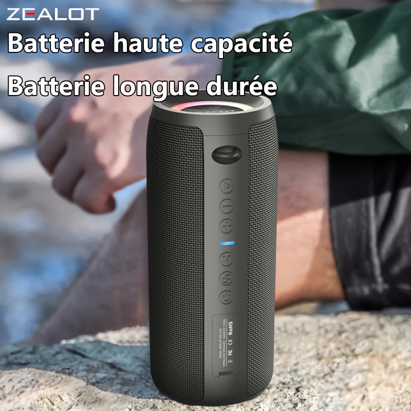 photo de l'article   s51pro enceinte subwoofer portable extérieur   fil, haute qualité, double appariement, pour smartphones,  , extérieur, camping