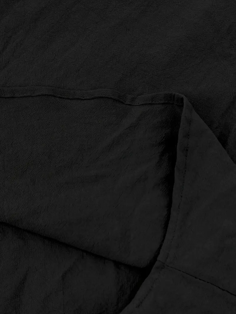 mens elegant linen v neck long sleeve t shirt with cross strap detail breathable regular fit for casual outdoor evening wear spring summer fall versatile top casual wear tee tshirt linen fabric t shirts Product details 50