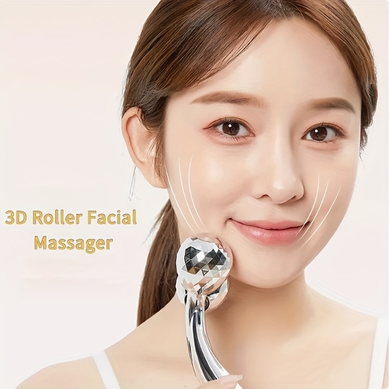 v shaped face roller massager manual 3d roller body massage - Temu