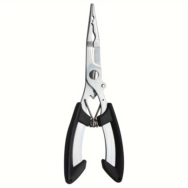 Buy Stainless Steel Fishing Pliers Curved Nose Scissors Line Cutter Remove  fish Hook GH9494 Online at desertcartTunisia