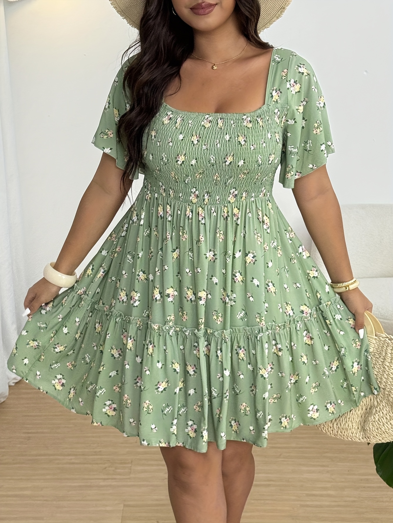 light green dress sold on Temu United States