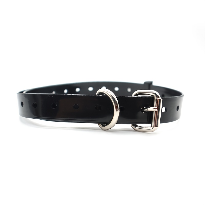 Adjustable Reflective TPU Dog Collar with Zinc Alloy Buckle
