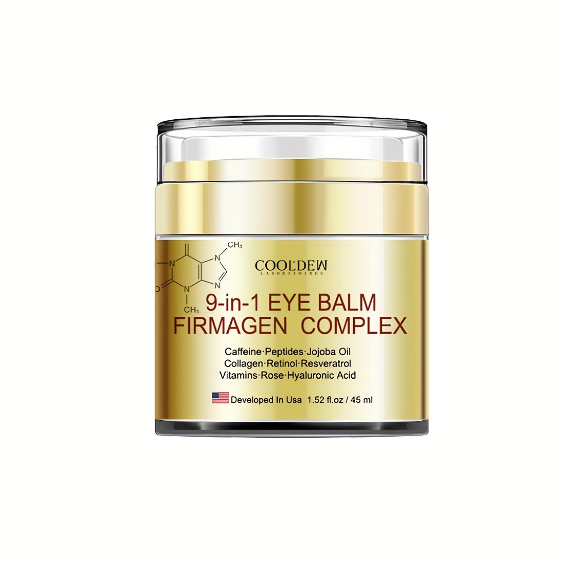 Image of 1pc 9-in-1 Firming With , Peptides, And To Tighten Skin. Retinol, Collagen, And Avocado Oil To Moisturize. Vitamins, Rose Extract, And Hyaluronic Acid To . Suitable For Types