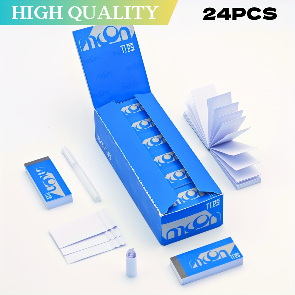 1200 TIPS, blauw en wit tipspapier