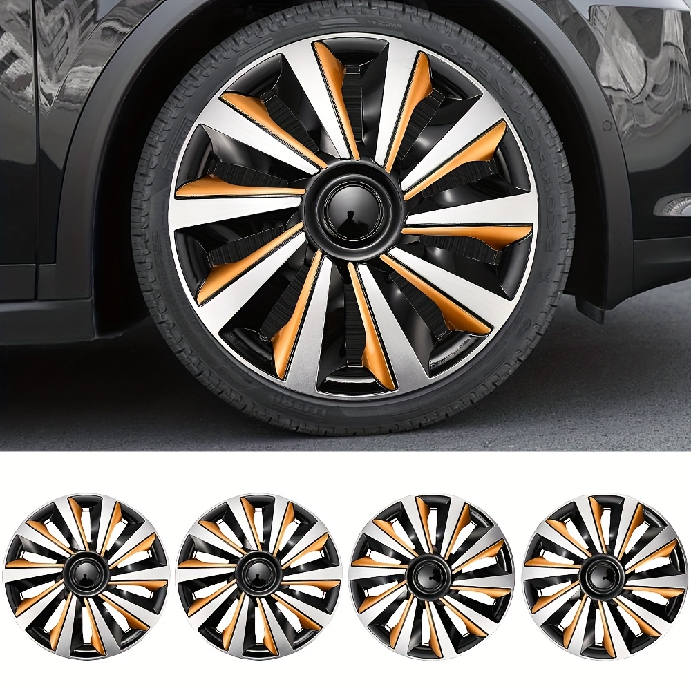 Ensemble Housses De Roue Voiture 14 Pouces PP - Enjoliveurs Universels