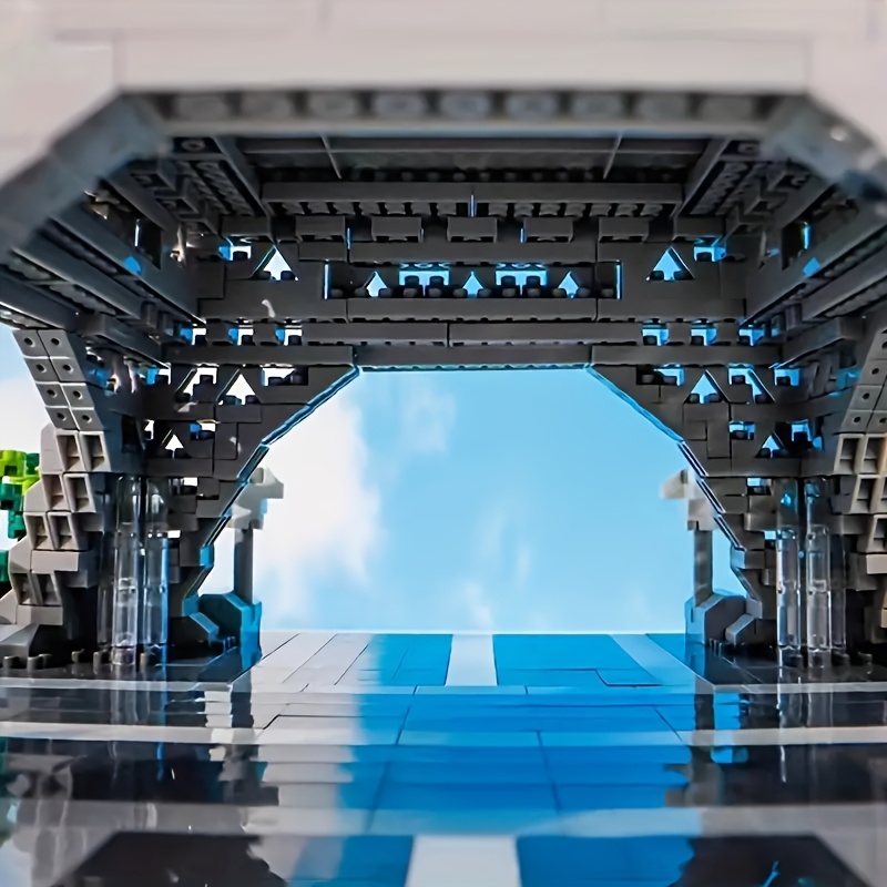 Paris Eiffel Tower Building Block Set - An Educational Toy for Exploring World Architecture!3D Three-dimensional Puzzle Halloween/Christmas Gift