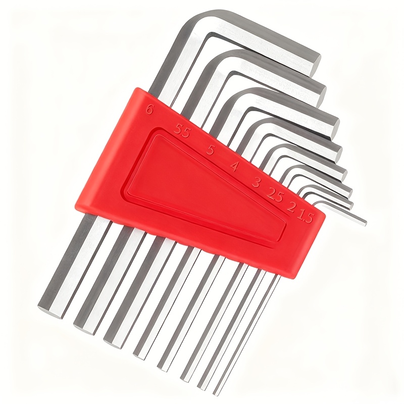 5 8pcs metric hex key wrench set metal hex key screwdriver tool suitable for bike rack and removal compact l shaped hand tool with 90 right angle bend multiple sizes 2mm 6mm