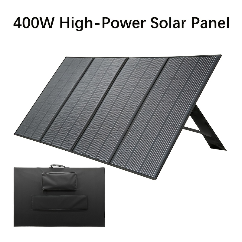 Image of Latest Chuban- Portable Folding Kit | Upgraded Monocrystalline Silicon Solar Panel, Up To 23.5%, Lightweight And , Compatible With Camping, Courtyard, Rv, Boats, Off-grid Systems, Power Devices