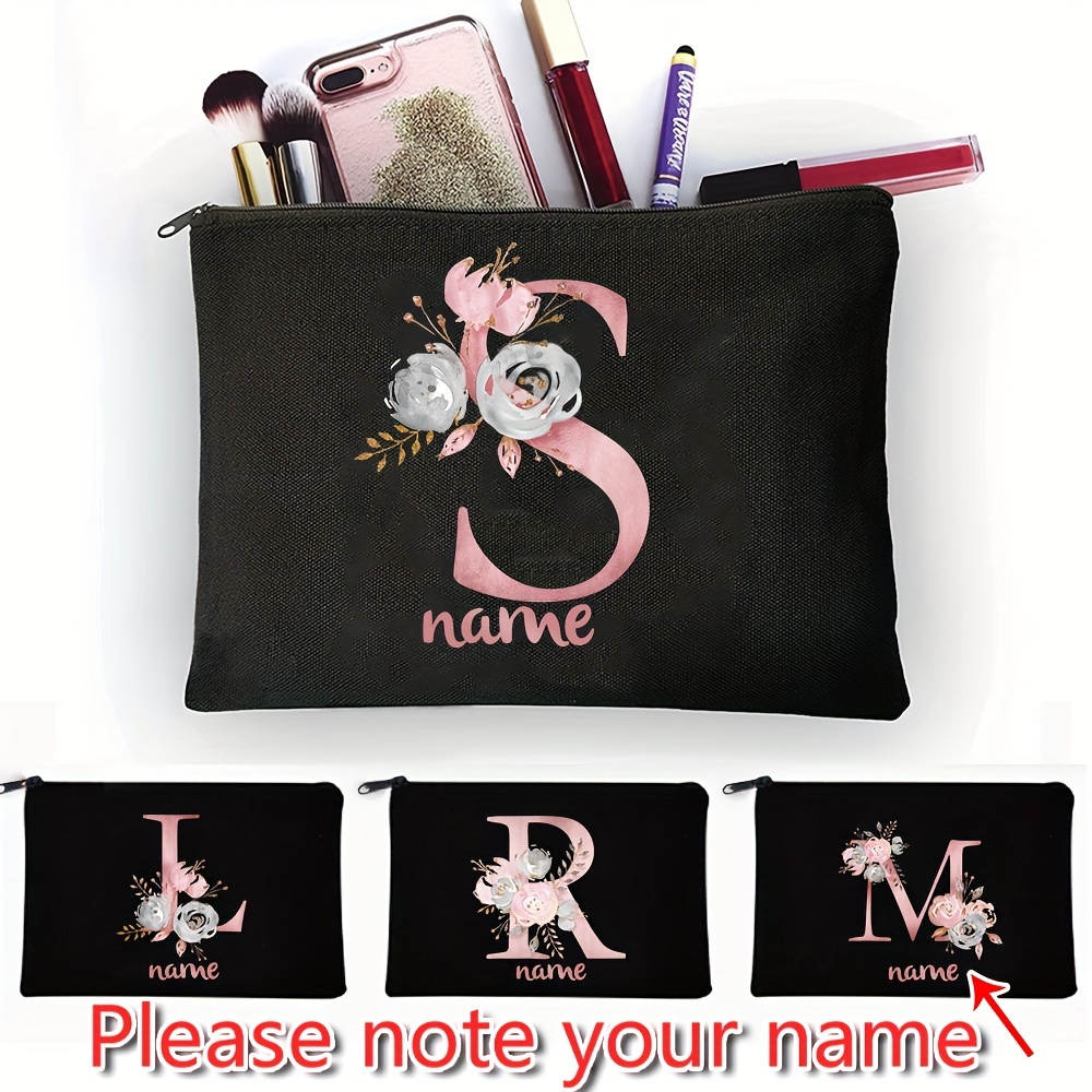 

Makeup Bag, Women's Bag Lettering - Organizer , - For And Use