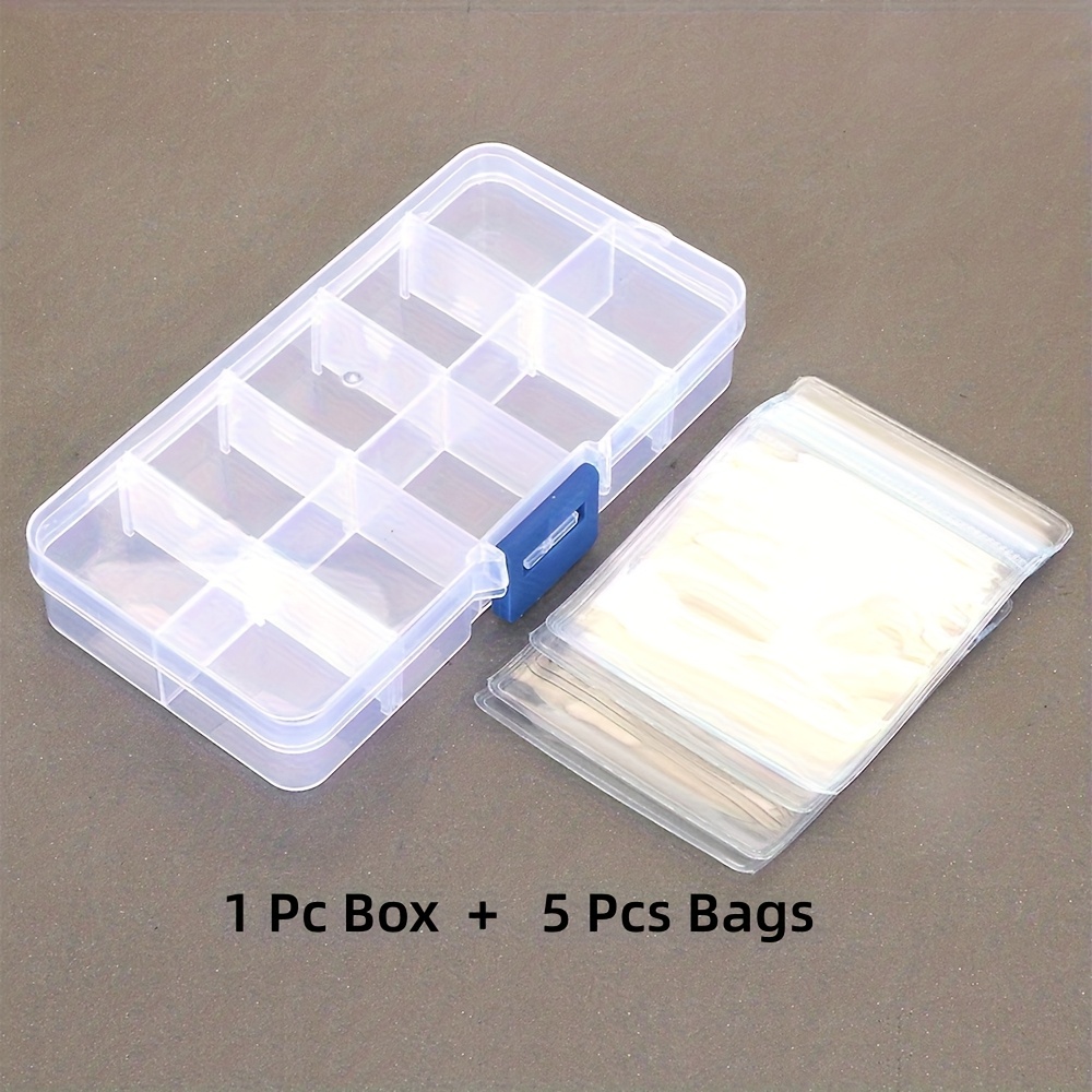 Flexible Transparent Plastic Storage Box With Small Storage Containers, Desktop Display Box And Storage Rack, Perfect For Organizing Pearls, Jewelry And Small Items, Jewelry Chests