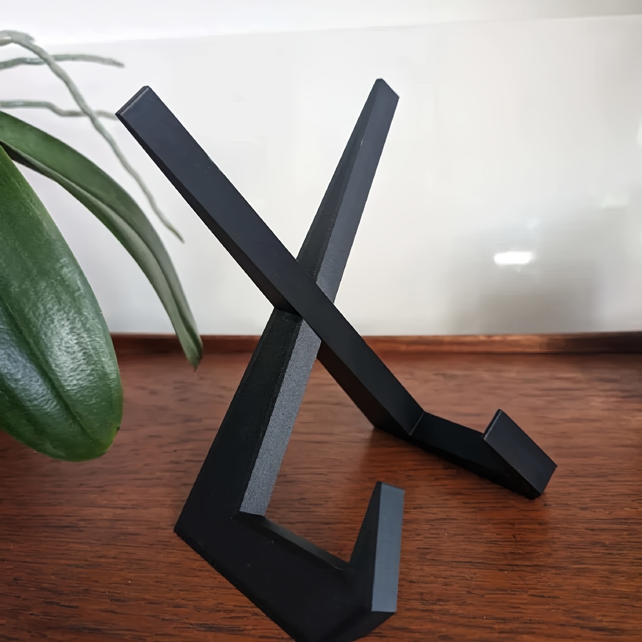 TEMU Support de présentation pour assiettes imprimé en 3D, pour assiettes décoratives, photos d'œuvres d'art, objets , présentoir de bureau pour