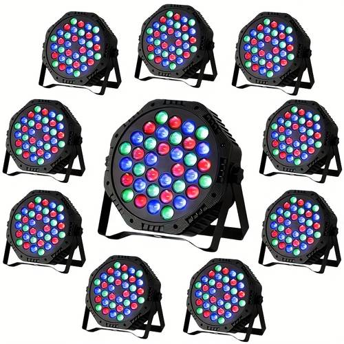 10 8 6 4 2 1pc 36leds stage par lights rgb led par lights sound activated auto play by remote dmx control party lights that sync with music lights for decoration lights with remote lights projector lights party lights for parties lights dj