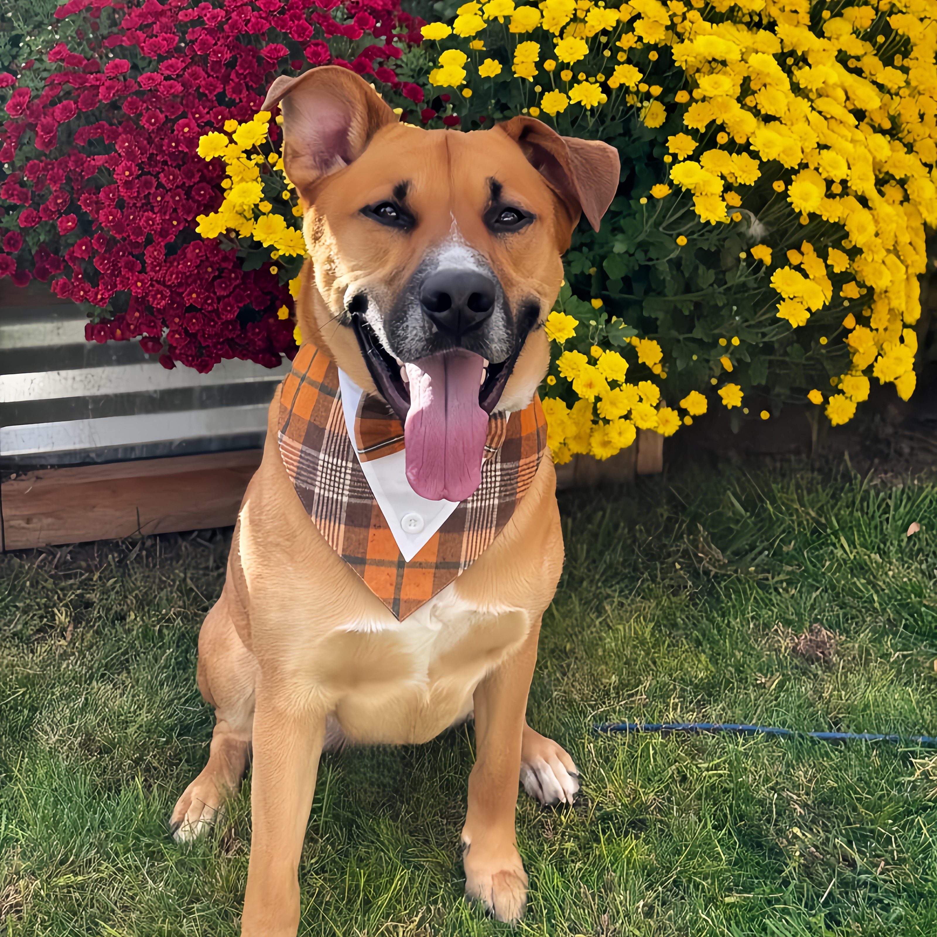 Plaid Bow Tie Pet Collar for Festivals and Special Occasions