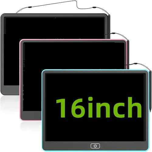2 Pack Tablette Écriture LCD 8,5 Pouces - Dessin Enfant Effaçable Réutilisable