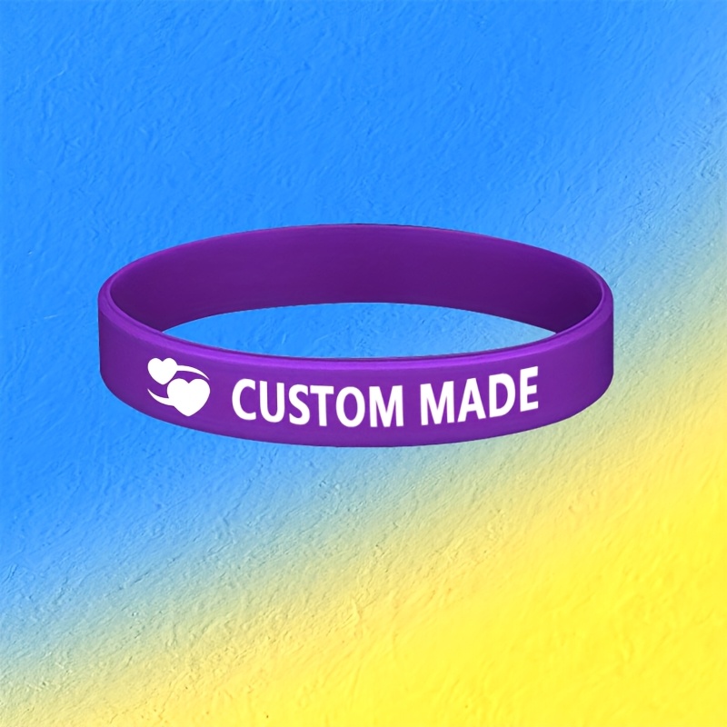 42 Custom Wristbands with Self-Defined Text
