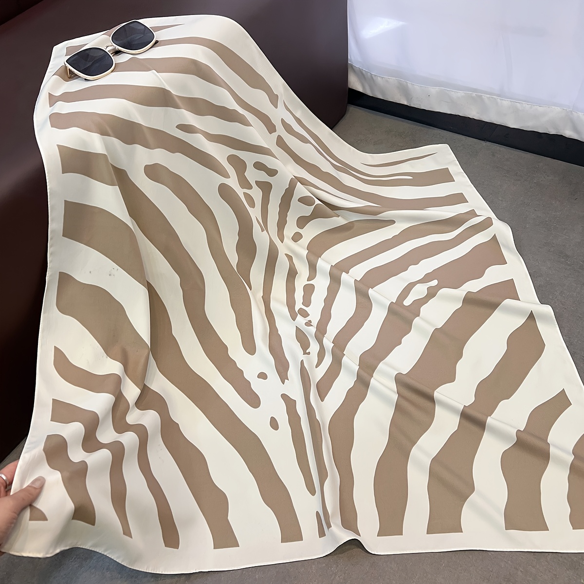 Image of 1pc Animal Polyester Fiber Large Scarf
