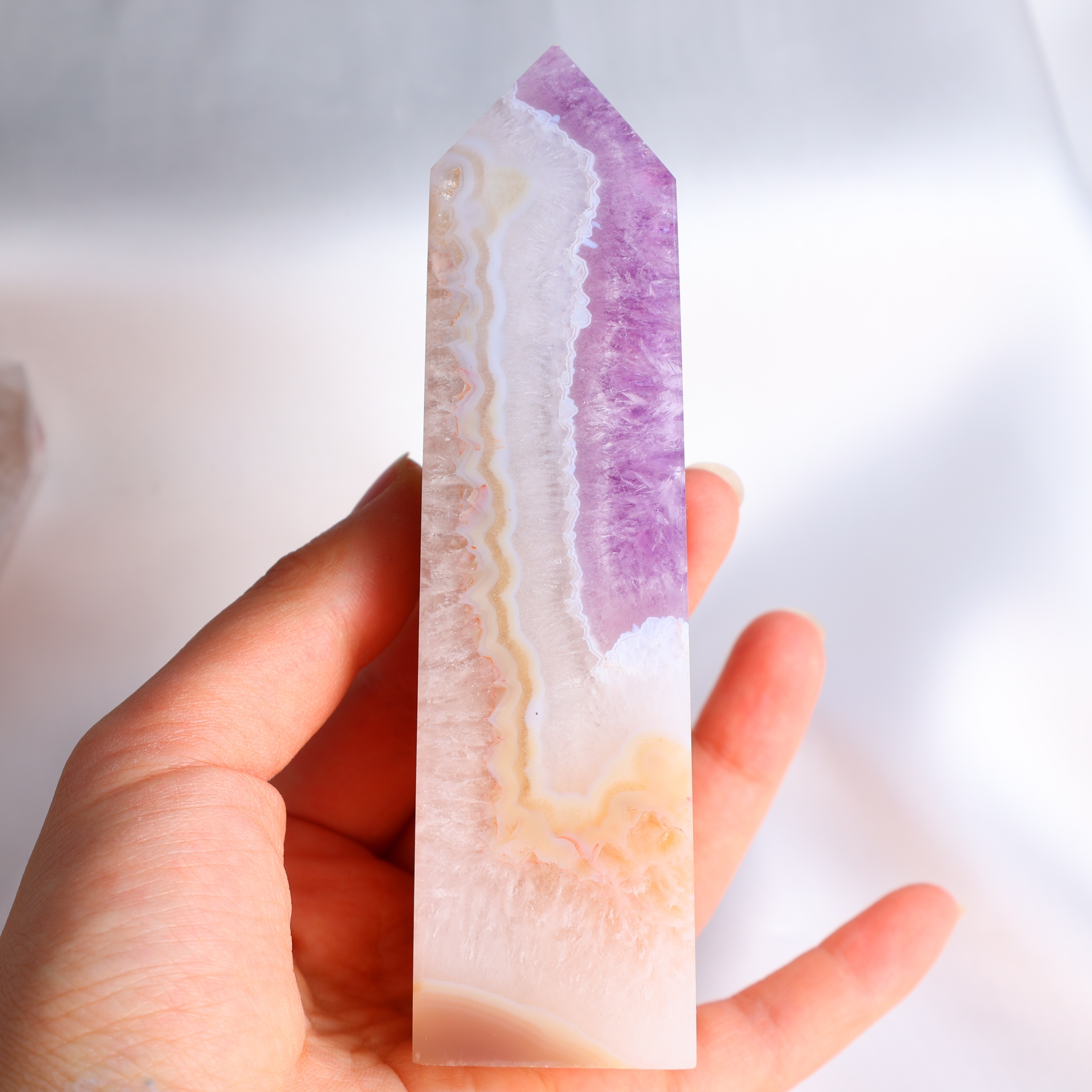 Natural Crystal Towers Square Pillar - Cosmic Serenity Shop