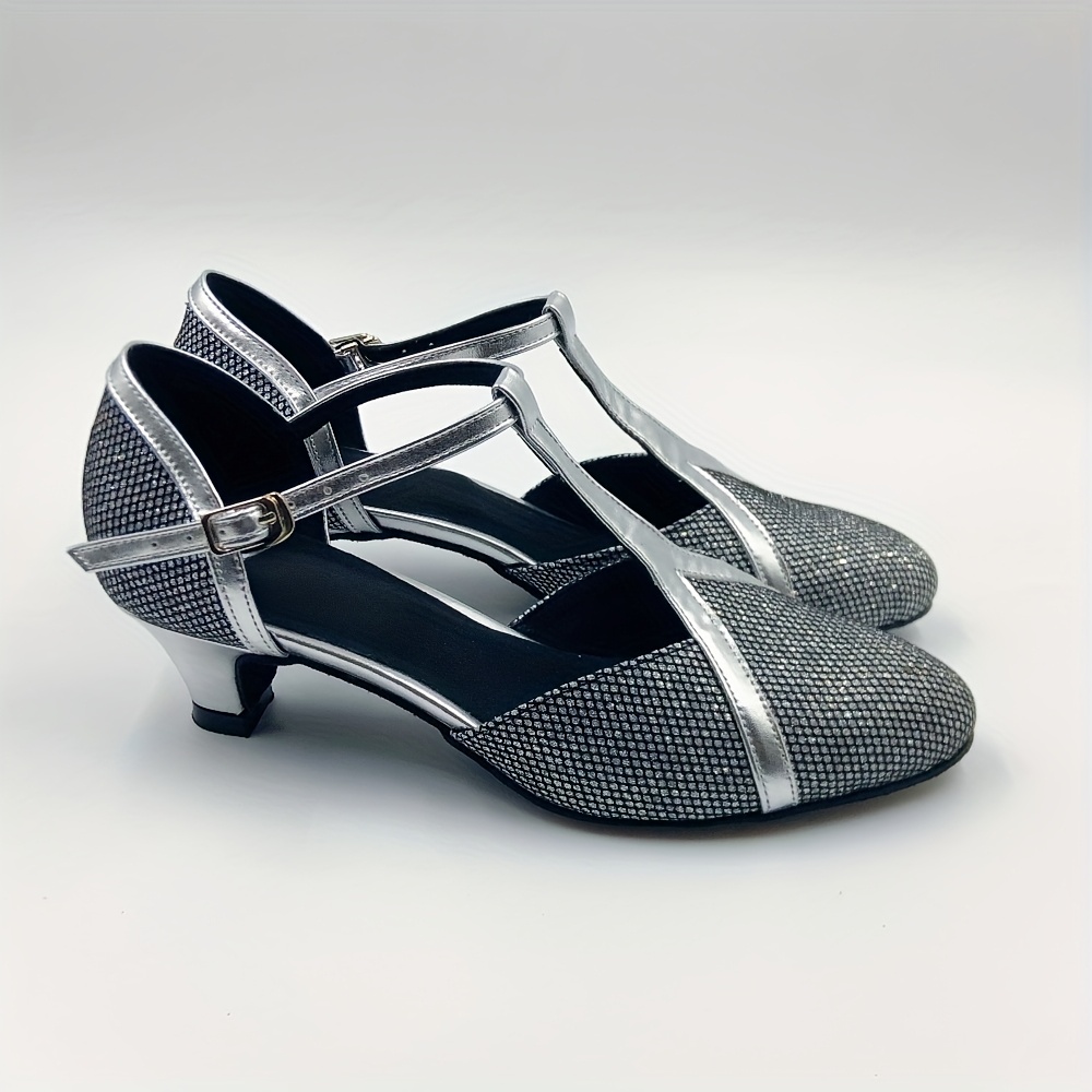 women's ballroom dance shoes heel height low heel Temu Malaysia